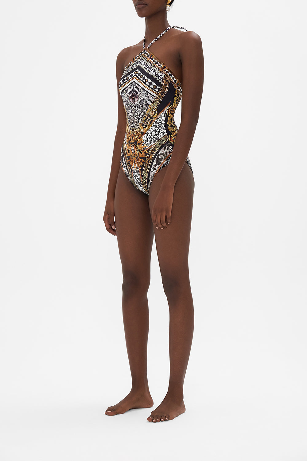 HALTER NECK ONE PIECE LOOK UP TESORO