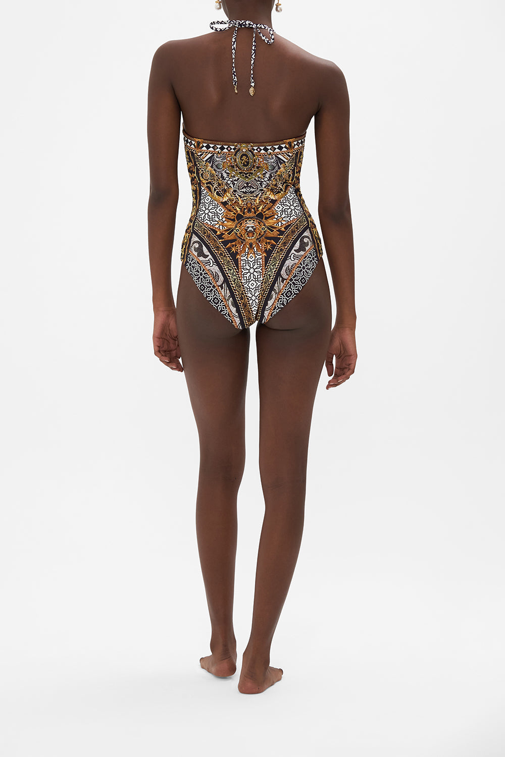 HALTER NECK ONE PIECE LOOK UP TESORO