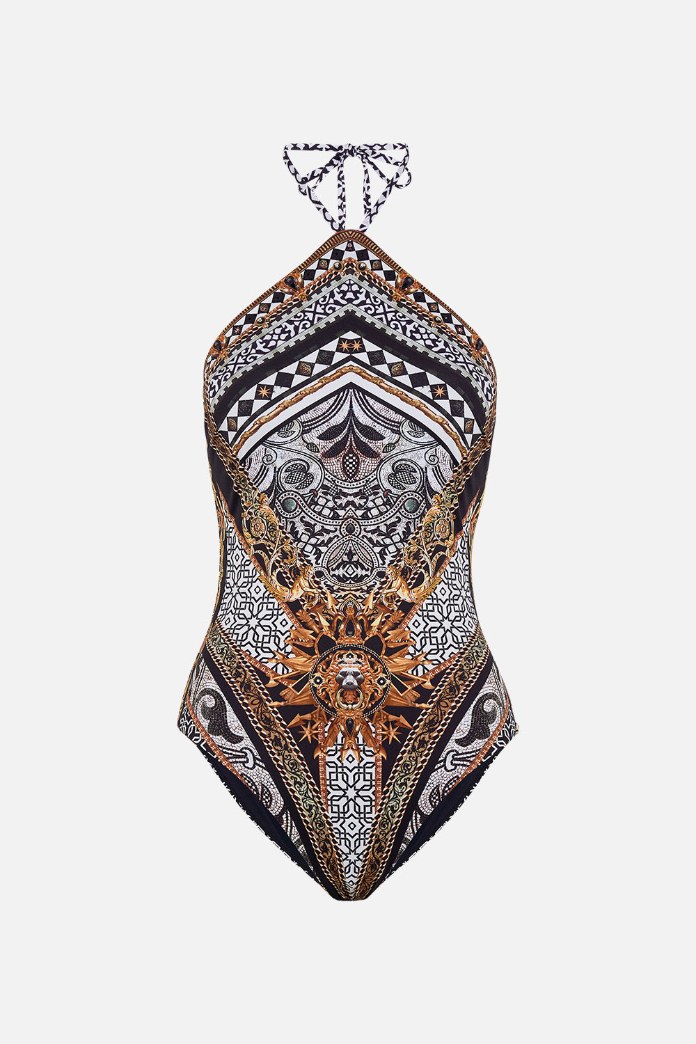 HALTER NECK ONE PIECE LOOK UP TESORO