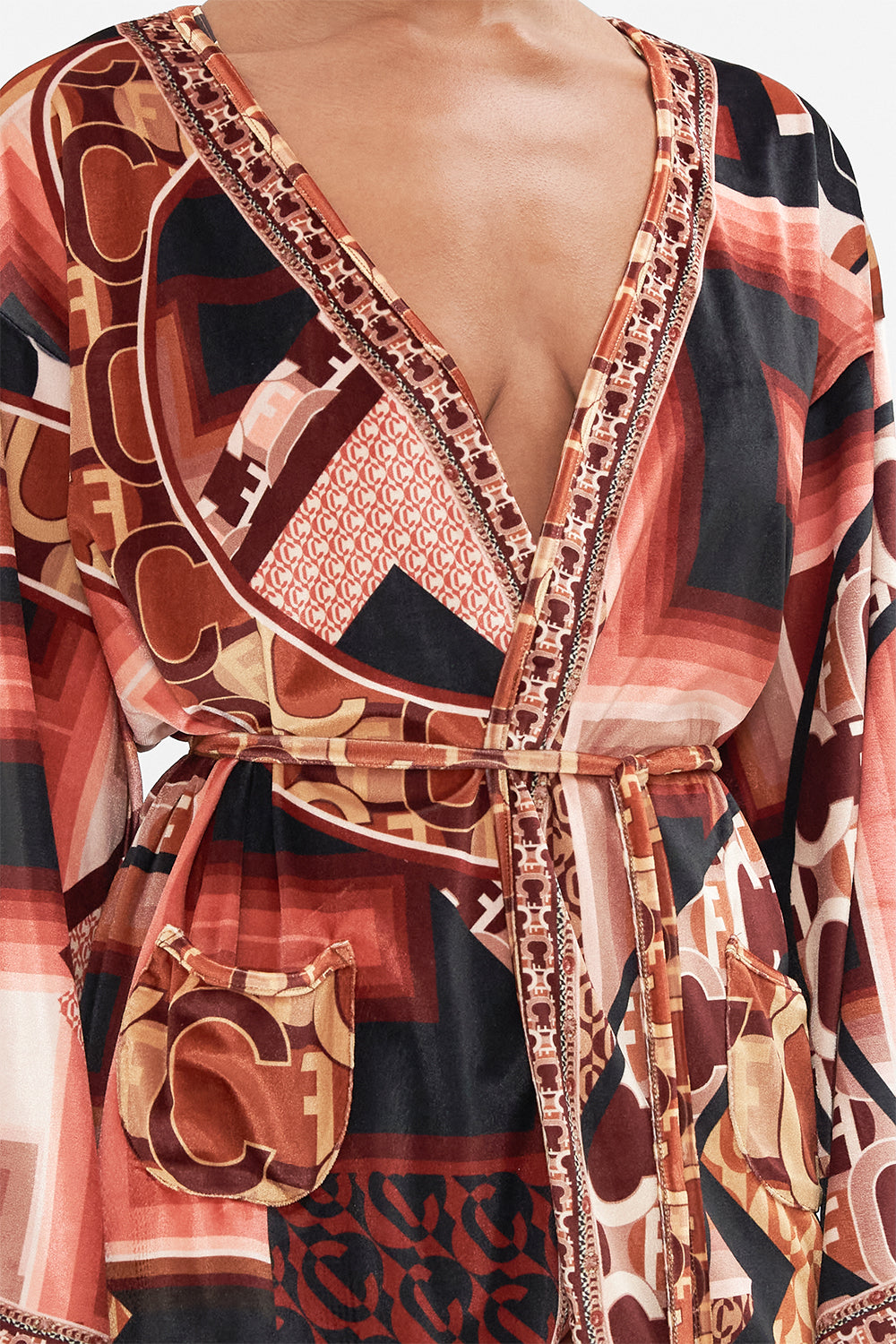 Long Sleeve Short Robe, Feeling Fresco CAMILLA AU CAMILLA