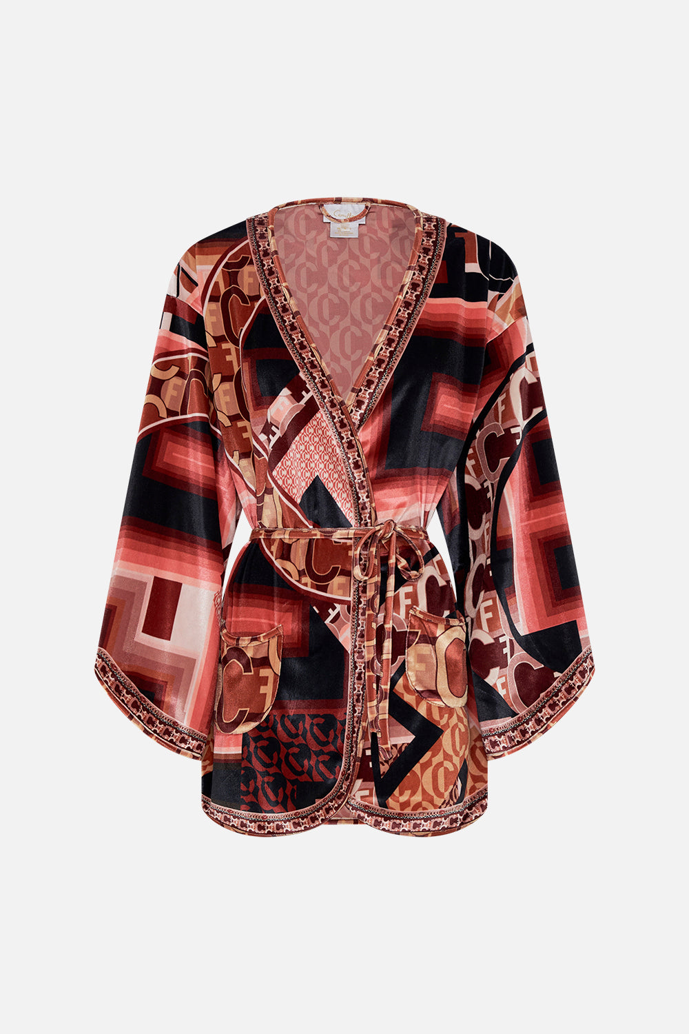 LONG SLEEVE SHORT ROBE FEELING FRESCO