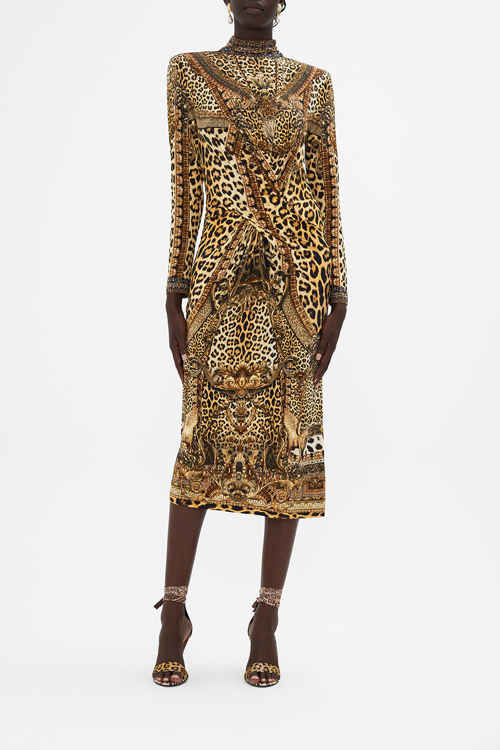 Cross Front Midi Dress, Standing Ovation | CAMILLA AU – CAMILLA