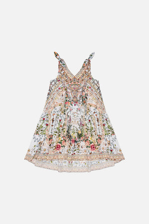 Product view of Milla by CAMILLA kids floral dress with bow in Reniassance Romance print 