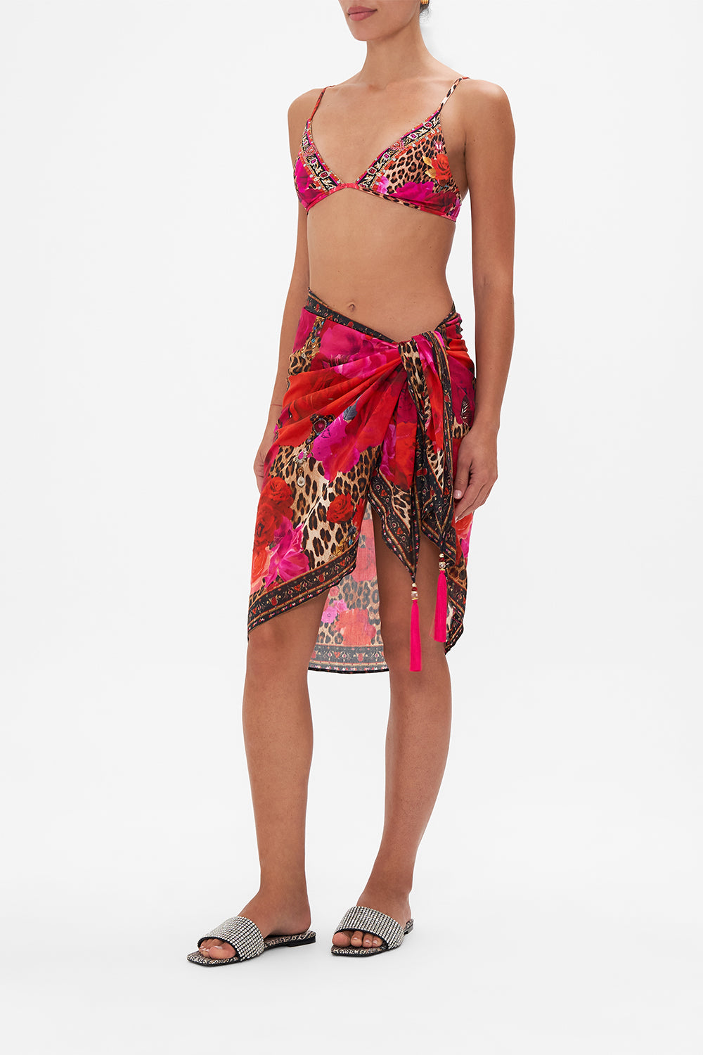 SHORT TASSEL SARONG FAITH, LUCK & JUSTICE