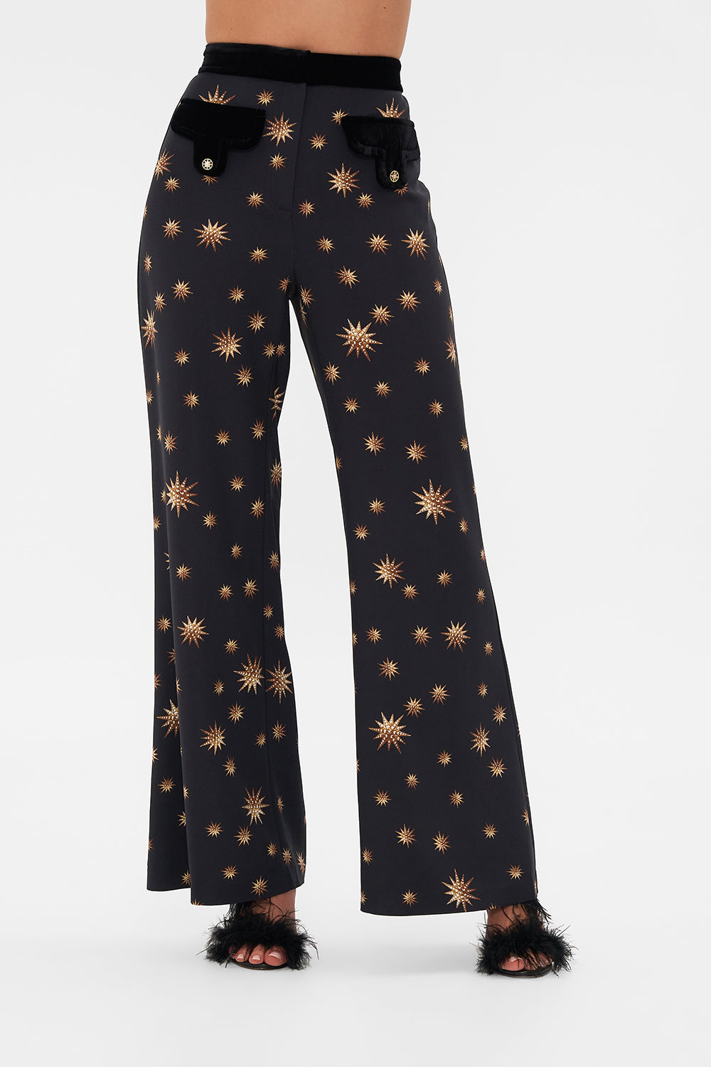 Flared Pant With Pockets, Soul Of A Star Gazer