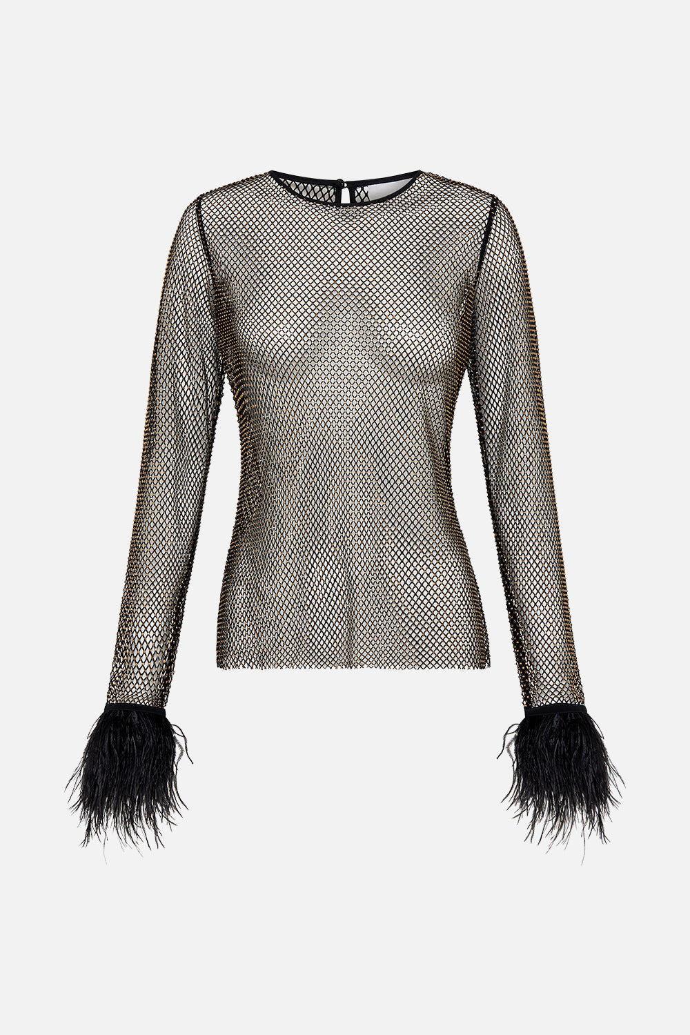 CAMILLA mesh top in soul of a stargazer