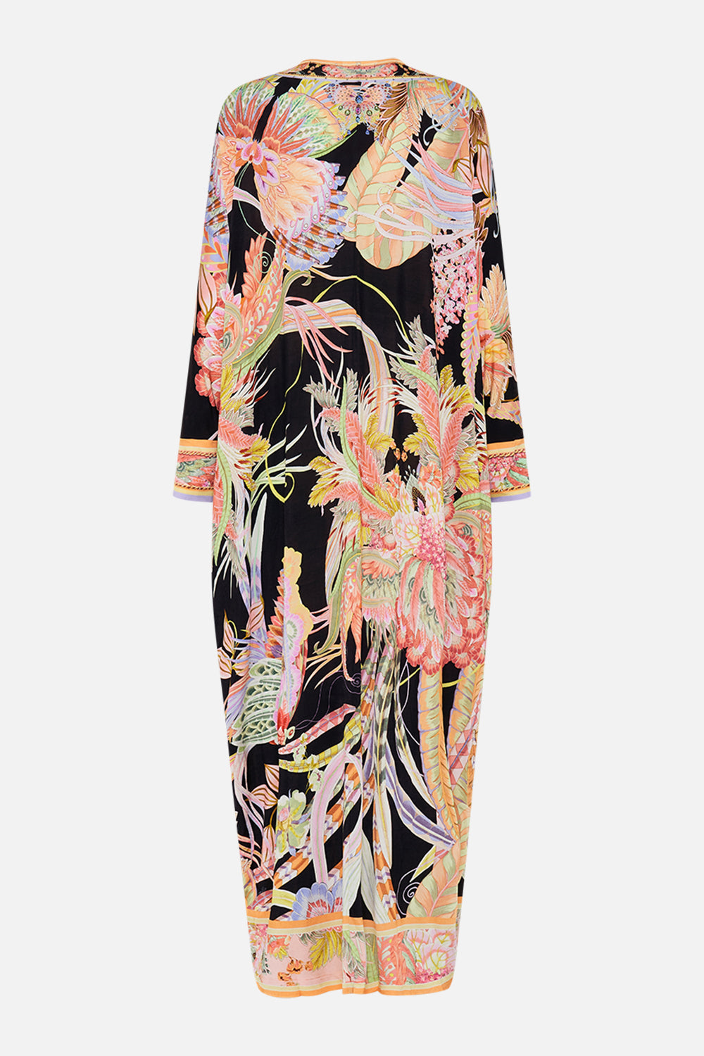 CAMILLA designer jersey kaftan in Lady of The Moon print