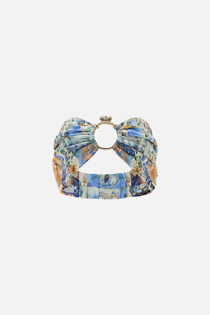 CAMILLA ring headband in Views of Vesuvius print