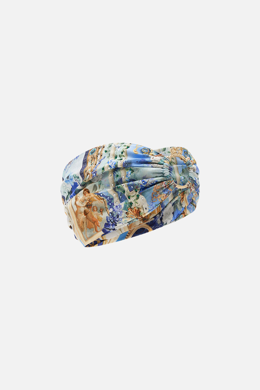 CAMILLA ring headband in Views of Vesuvius print