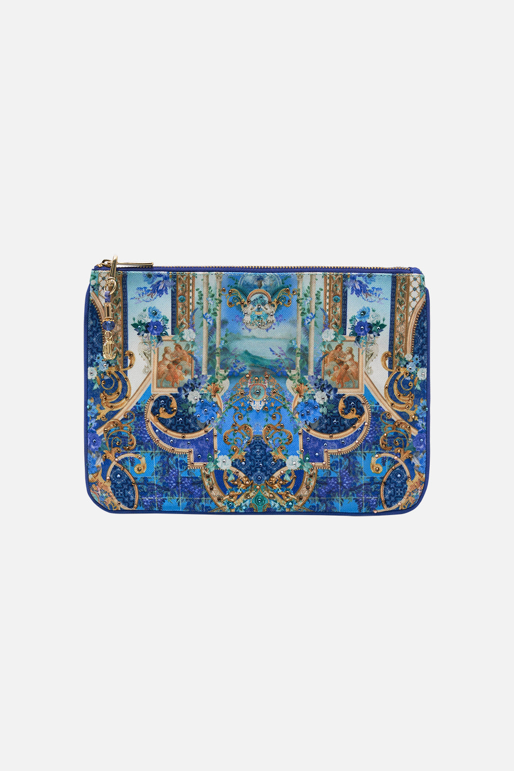 CAMILLA small clutch in Views of Vesuvius print