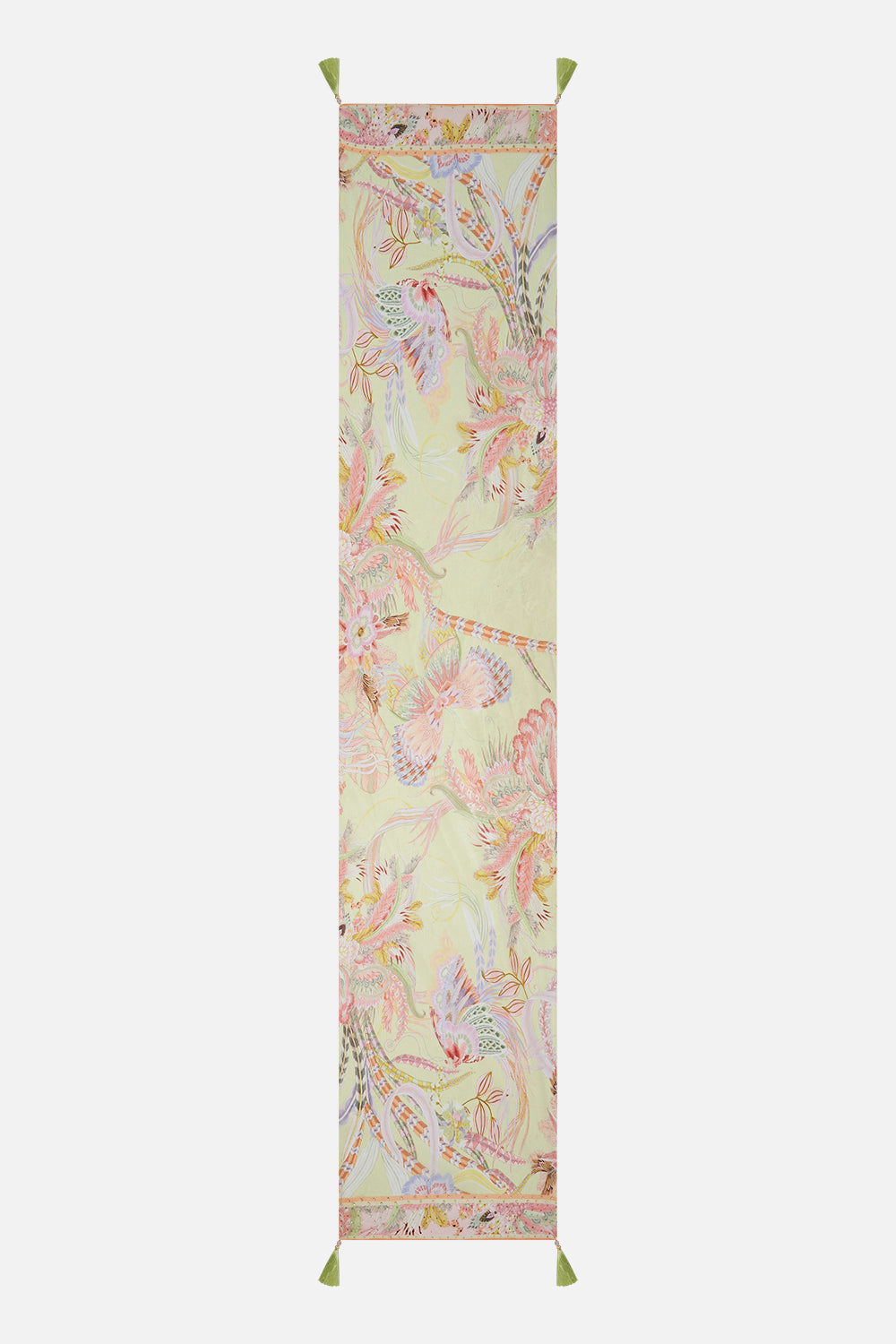 CAMILLA designer long silk scarf in Cosmic Tuscan print