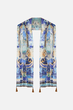 CAMILLA long scarf in Views of Vesuvius print