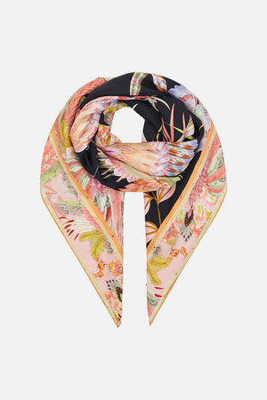 CAMILLA designer silk scarf in Lady of The Moon print