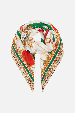 Product view of CAMILLA silk scarf in Saluti Summertime print