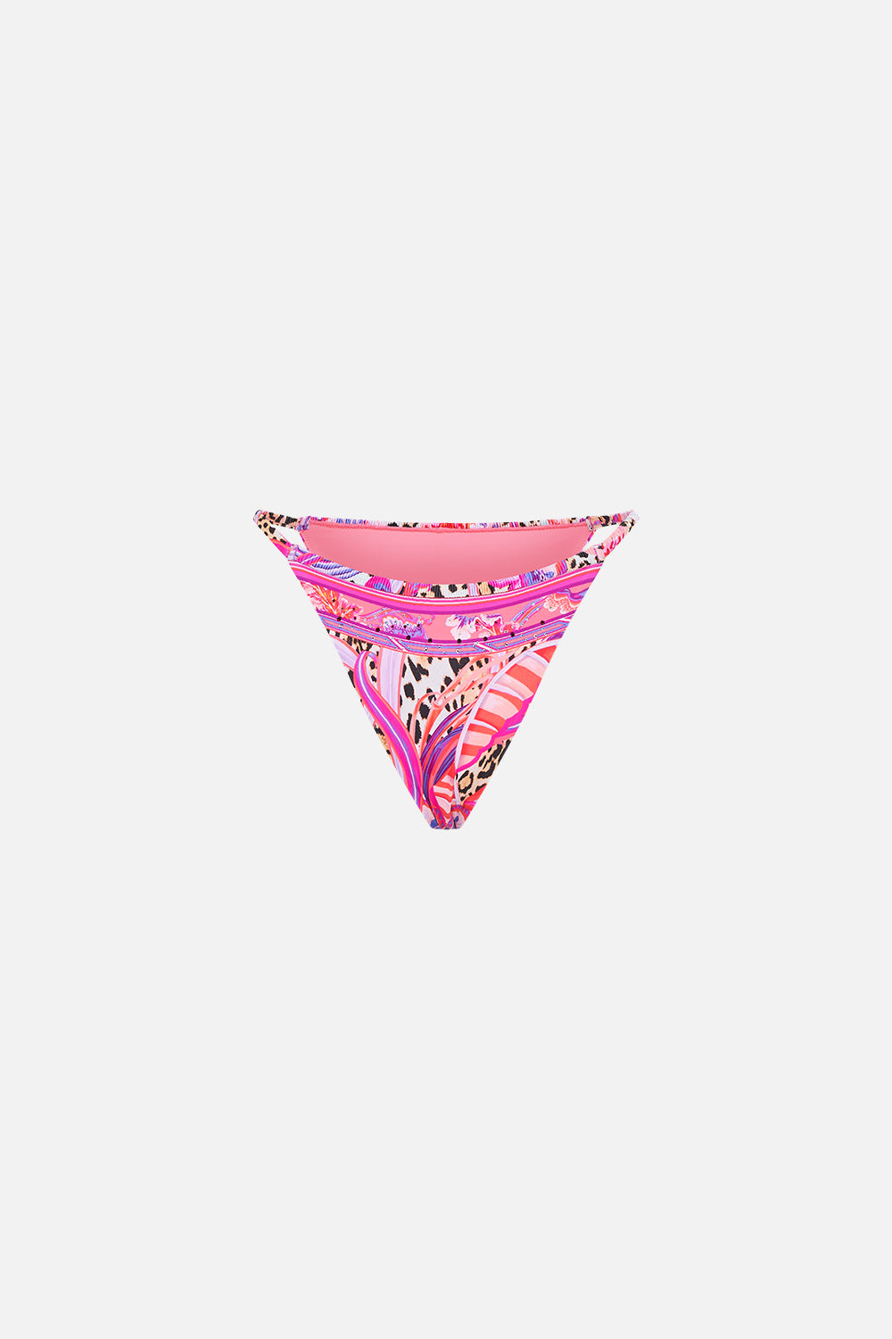 Product view of CAMILLA resortwear bikini bottom in Viola Vintage print 