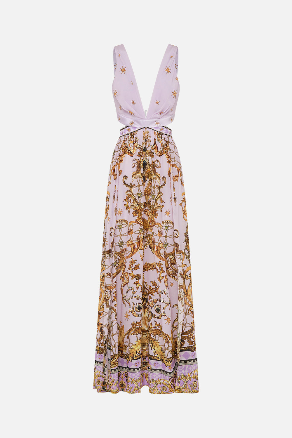 CUT OUT BACK DRESS LAVENDER EVER AFTER