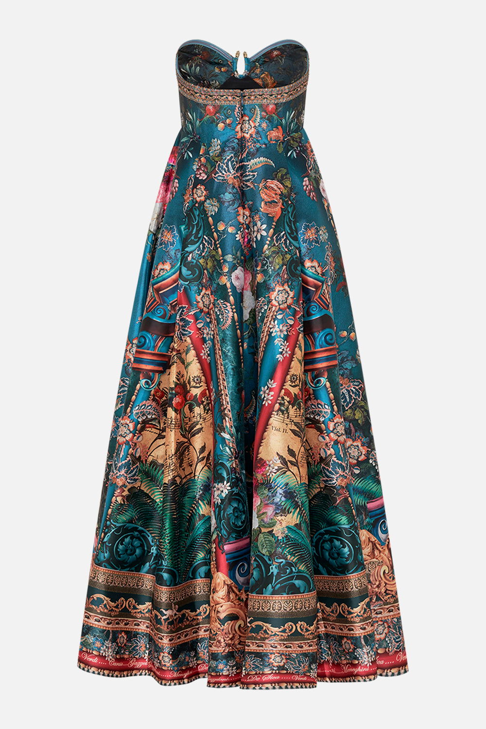 STRAPLESS MAXI DRESS VERDIS WORLD