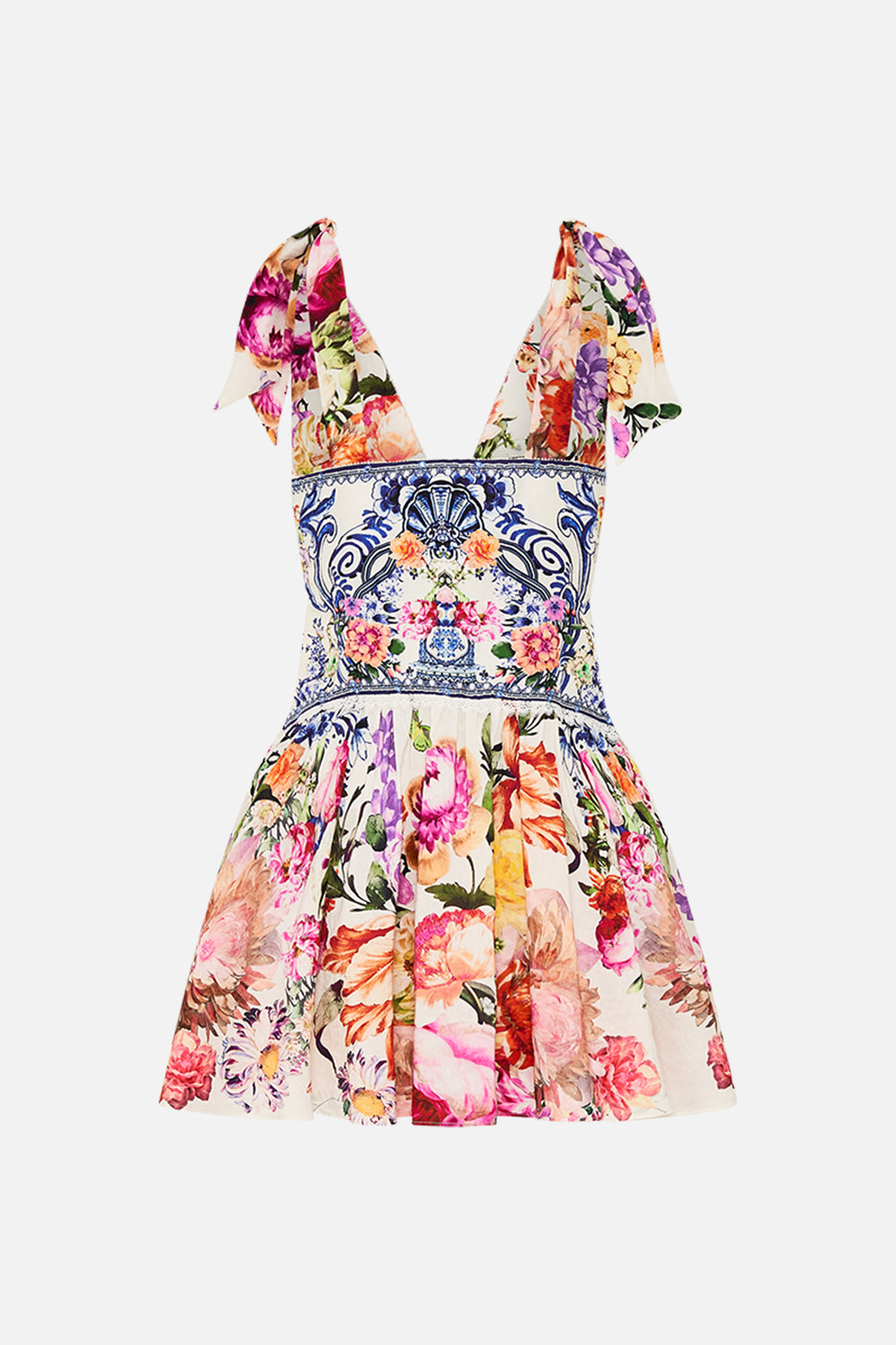 TIE SHOULDER SHORT DRESS DUTCH IS LIFE