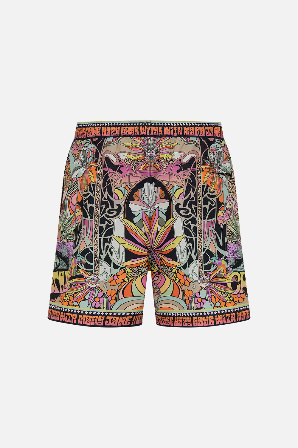 Hotel Franks by CAMILLA mens bprinted boardshorts in Day Trippin print