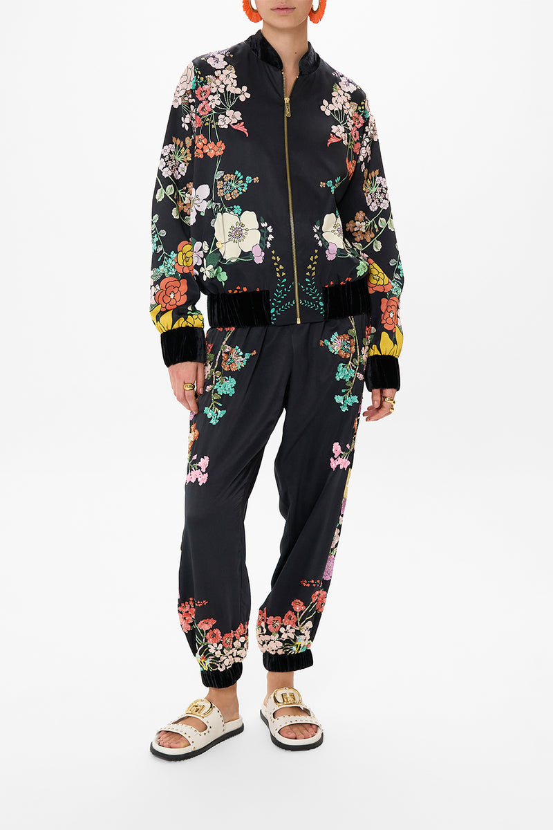 美品☆プラダ CLOQUET FLOWER JACKET ジャガード ブルゾン Flor Pablo Jacket in Khaki