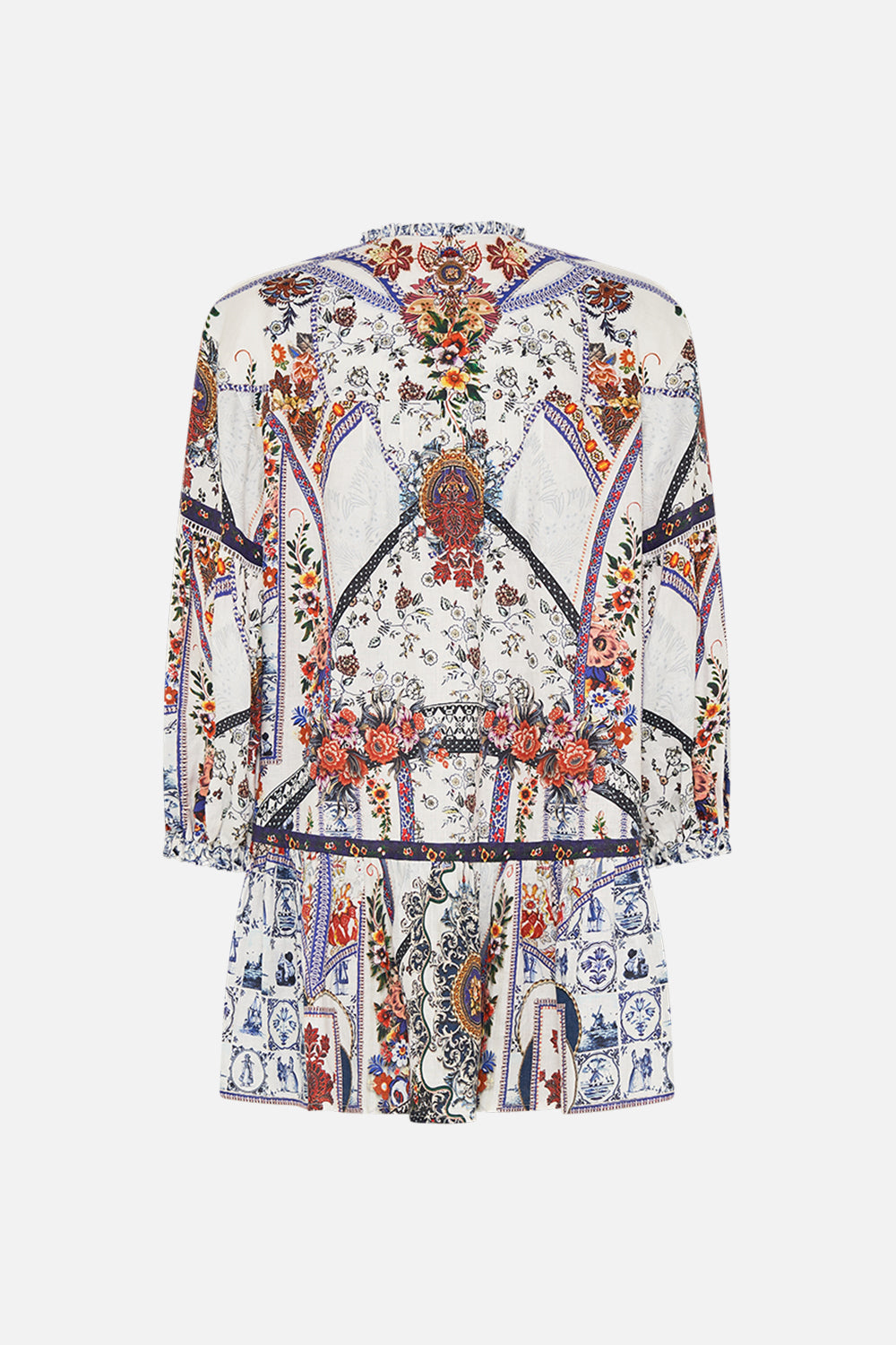 CAMILLA mini dress in My Folk Art Heart print