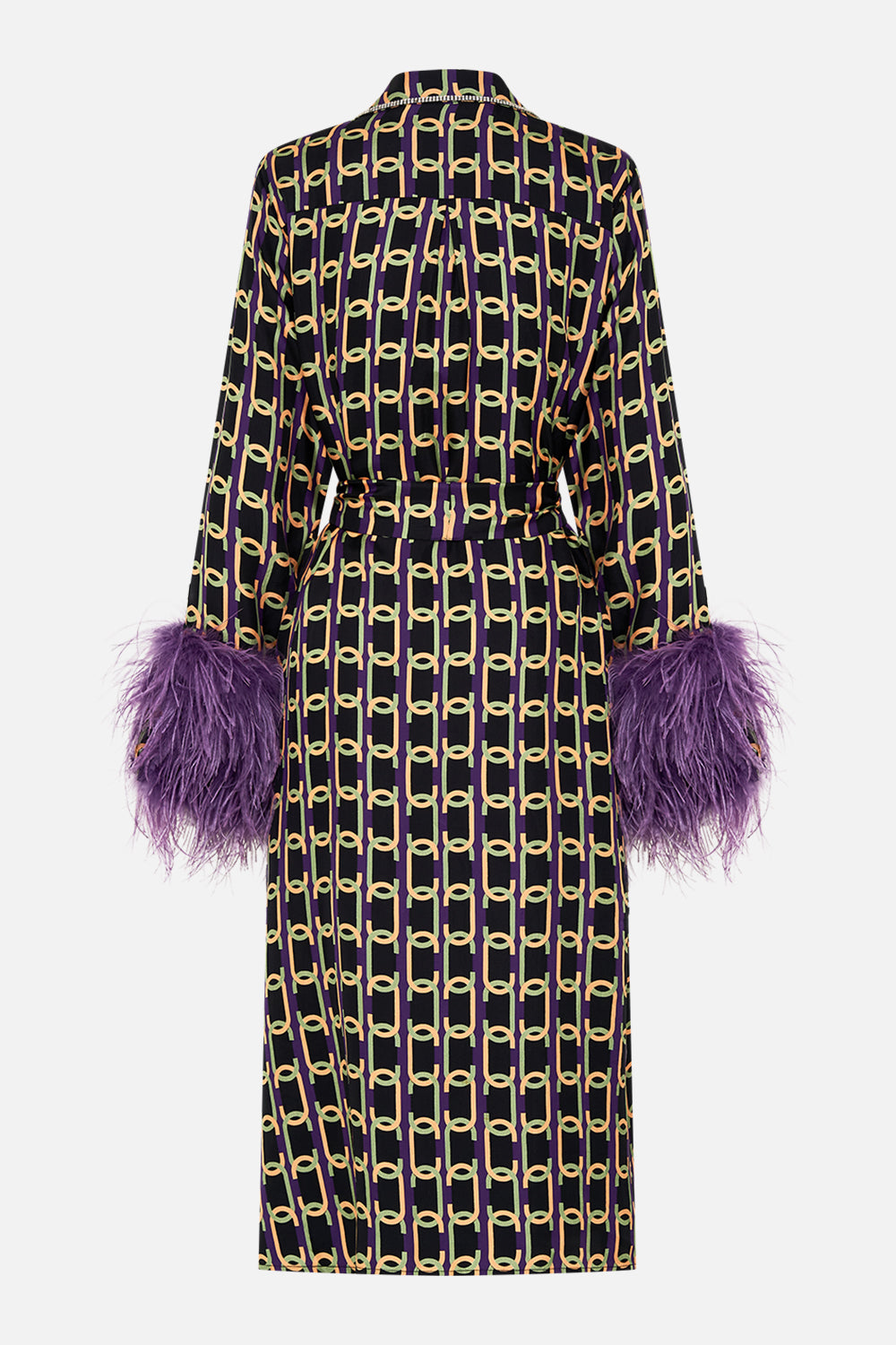 CAMILLA printed coat in Film Diva print