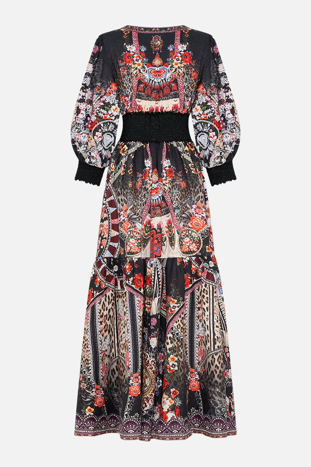 CAMILLA maxi dress in Volendam Dolls print