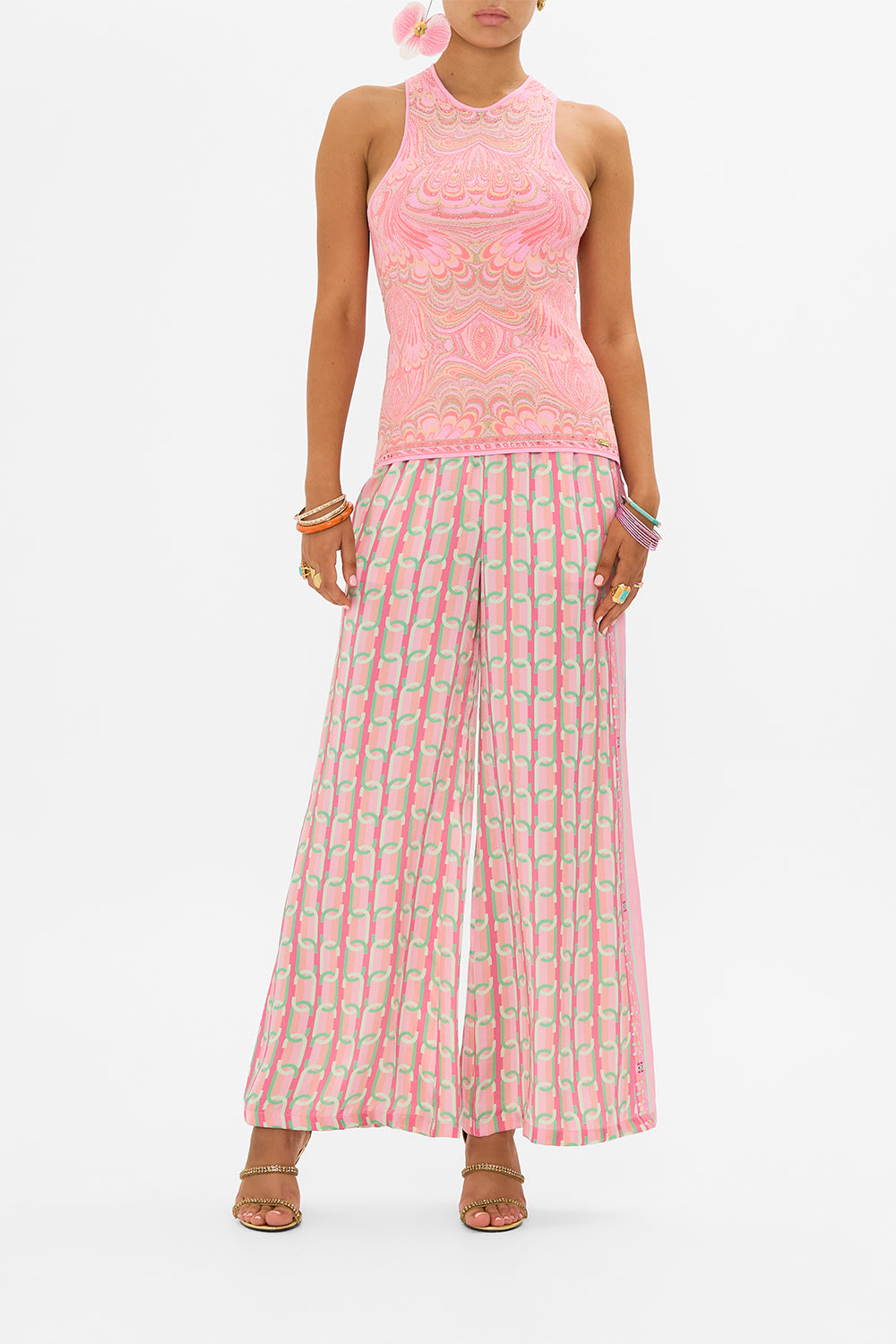 CAMILLA knit in Tea With Tuchinski print