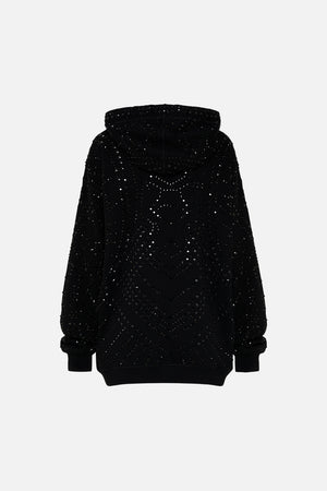 CAMILLA hoodie in Nouveau Noir print