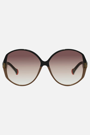 AFTERNOONS IN AMALFI SUNGLASSES BLACK/PUTTY