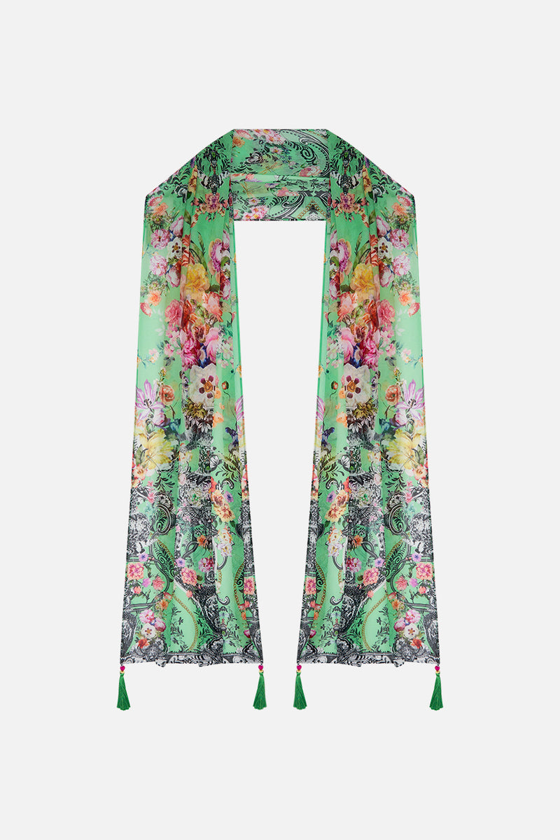 LONG SCARF PORCELAIN PARADISE