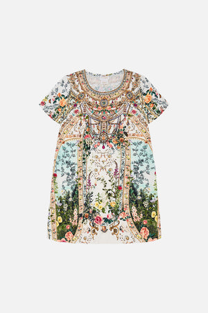 Product view of Milla by CAMILLA kids floral t shirt dress in Renaissance Romace print 