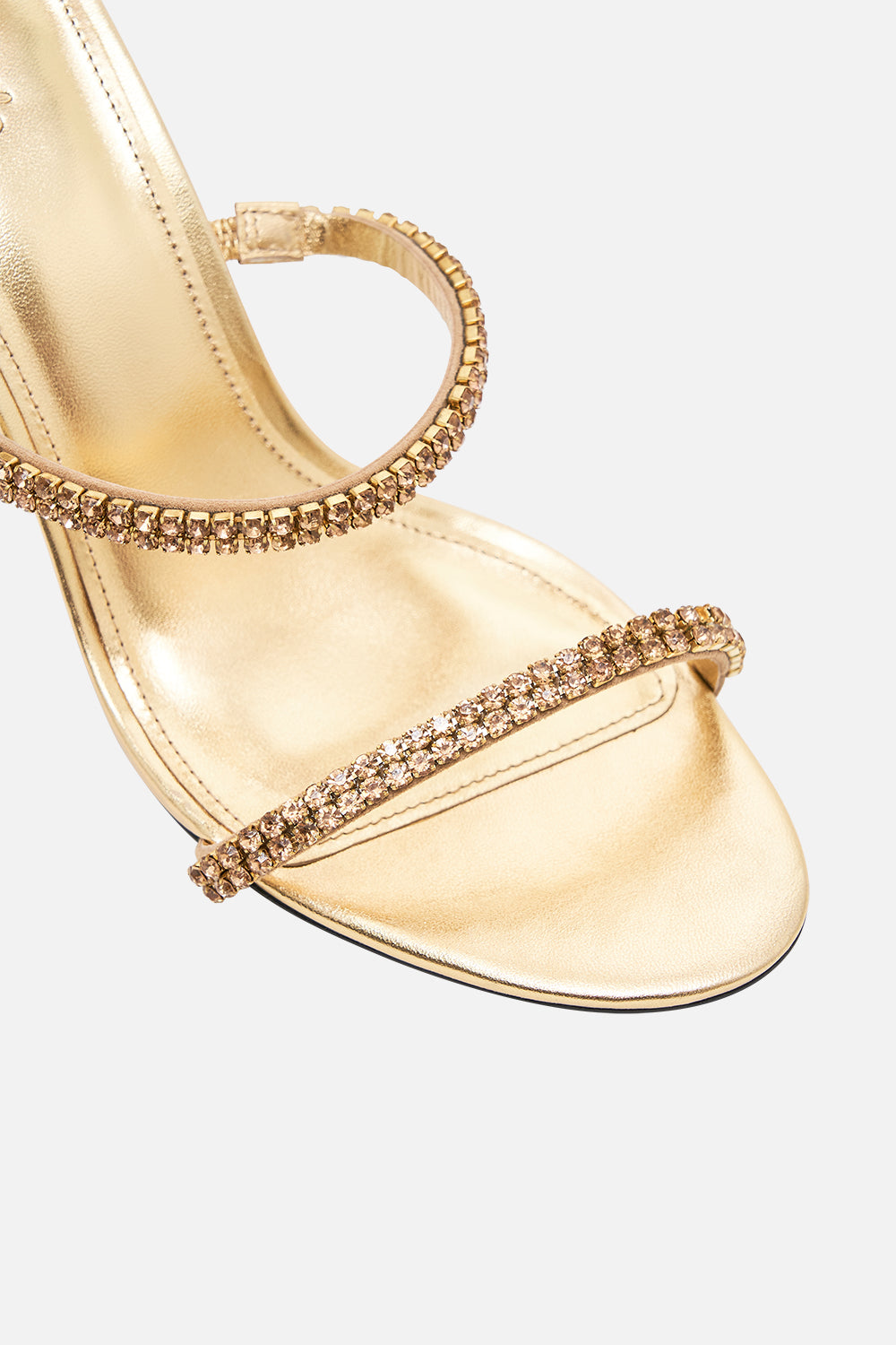 Saskia Chain Anklet High Heel Sandal Gold | CAMILLA AU – CAMILLA