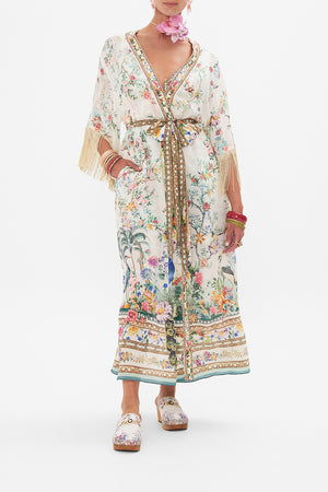 CAMILLA layer in Plumes and Parterres print