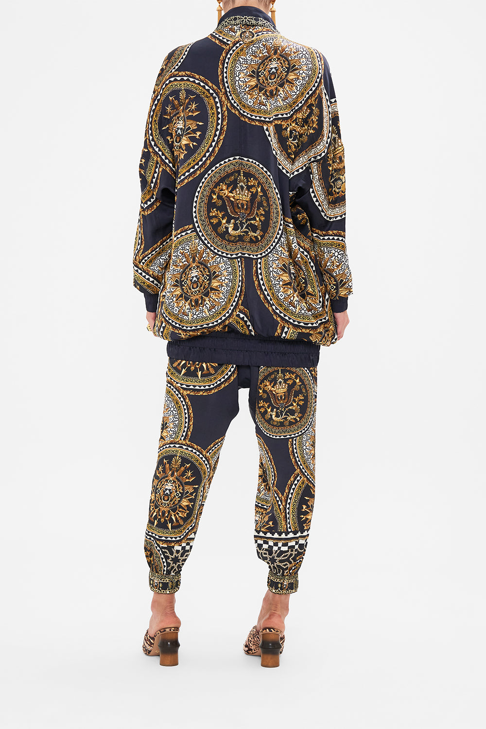 PARKA JACKET WITH RIB DUOMO KALEIDO