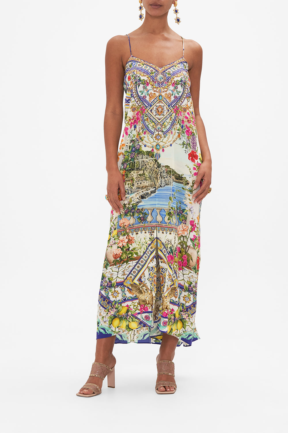SHORT KAFTAN WITH CUFF AMALFI AMORE