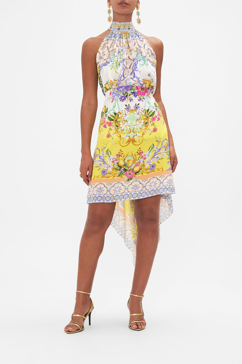 TIE NECK LONG DRESS UNTAMED RUNAWAY