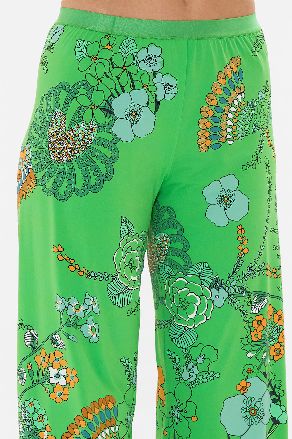 CAMILLA green coverup pants in Good Vibes Generation