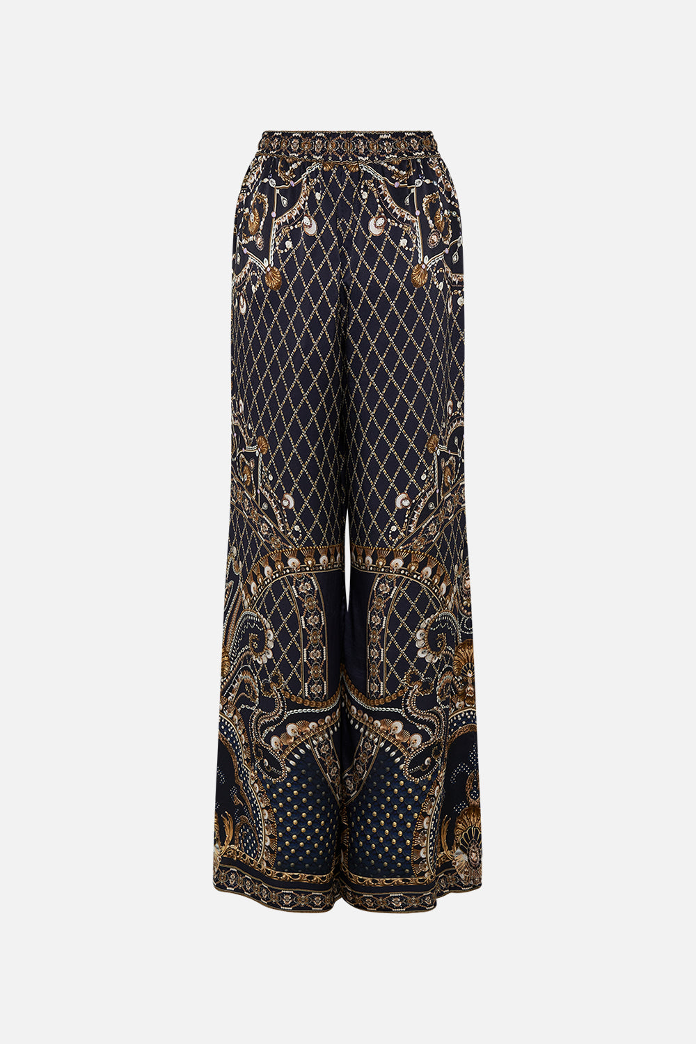 CAMILLA Gold Lounge Pant in Dance with the Duke print