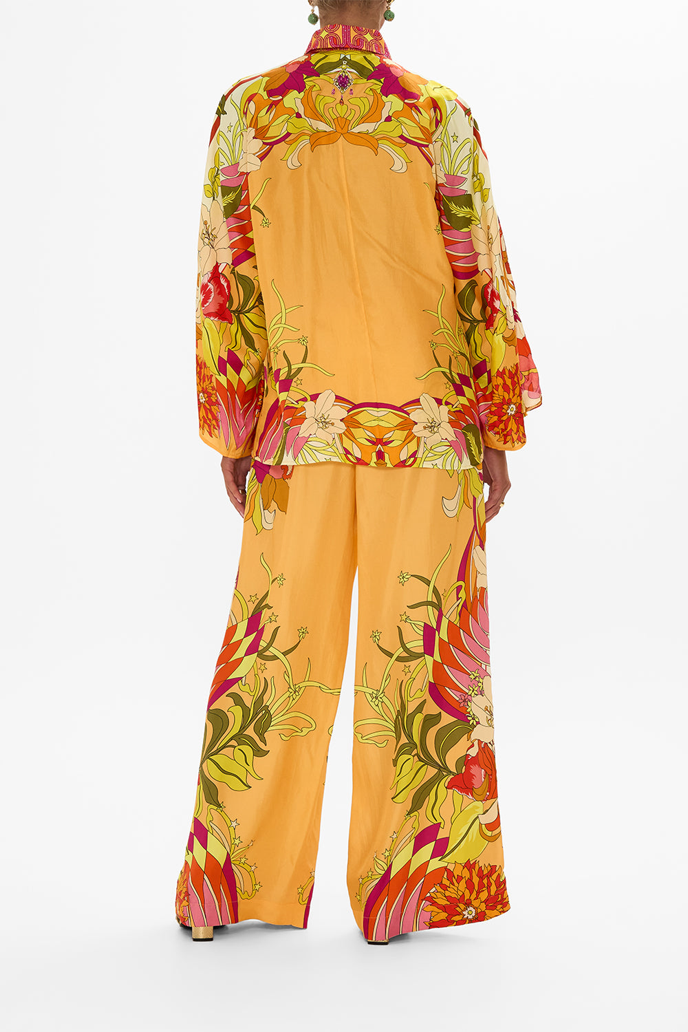WIDE LEG WAISTED PANT THE FLOWER CHILD SOCIETY