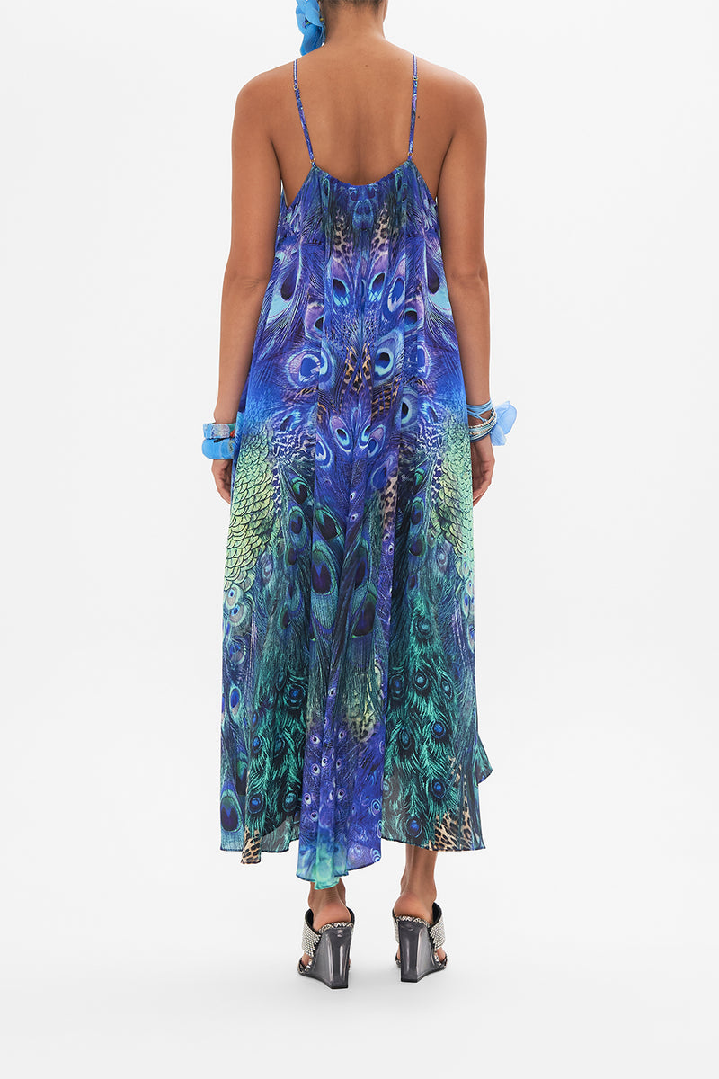 GATHER NECK HARDWARE MAXI DRESS VALLEY OF THE QUEENS