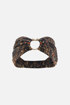 CAMILLA leopard ring headband in Amsterglam