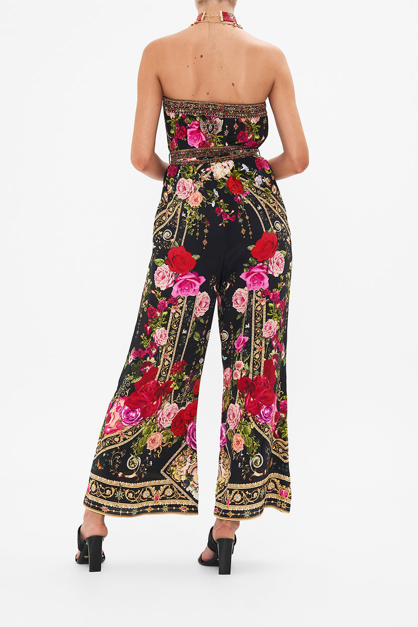 TIE WAIST STRAPLESS JUMPSUIT SISTER SUNSET