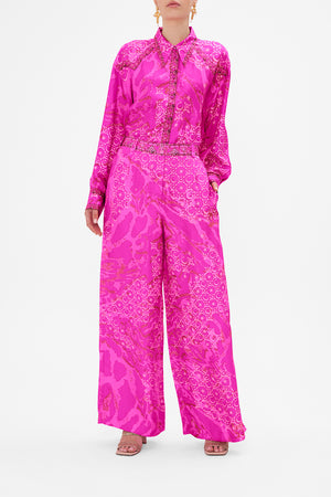 WIDE LEG WAISTED PANT SONG OF SACRIFICE (NEON)