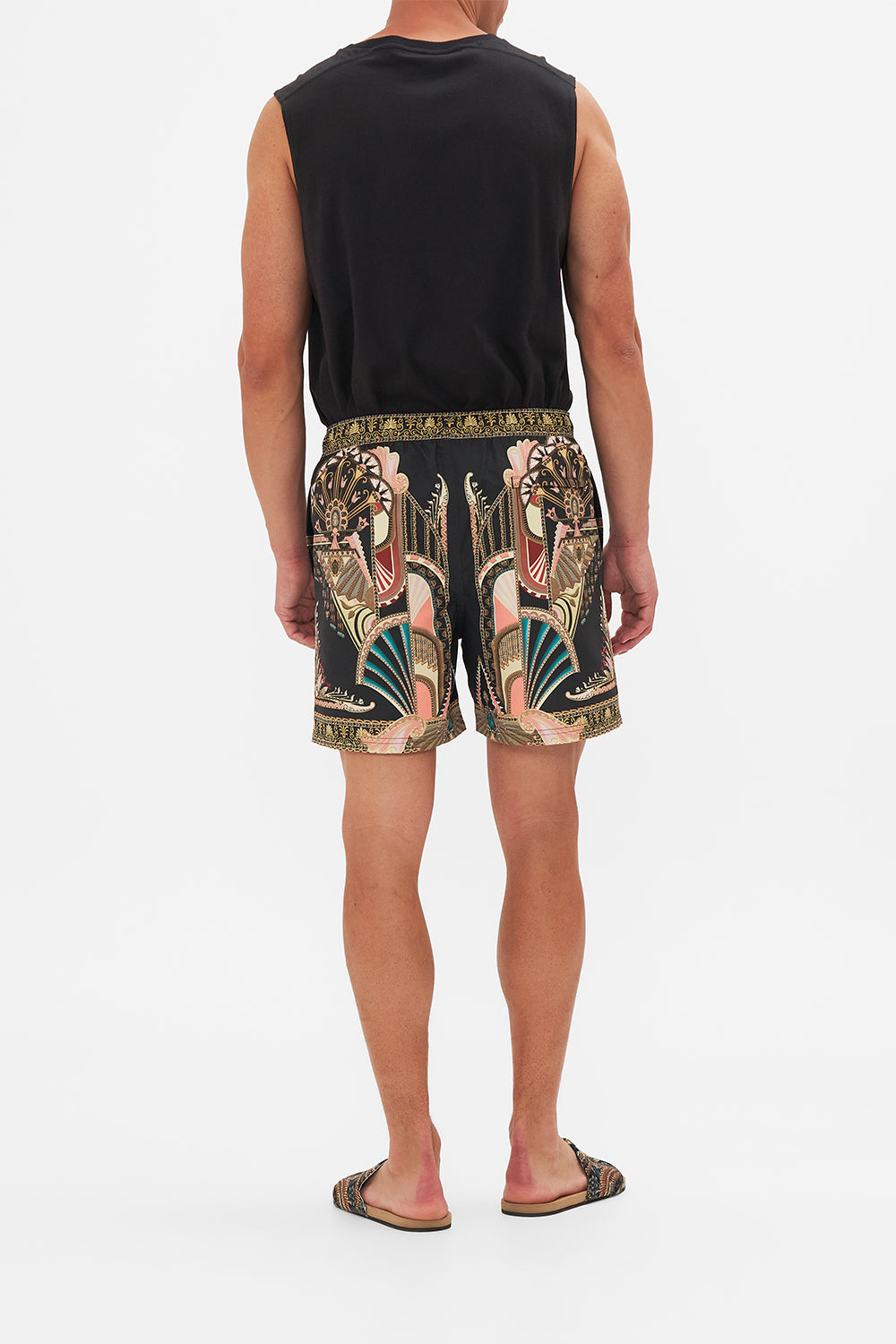 Hotel Franks By CAMILLA Mid Length Boardshort in They Called Her Nefertari print