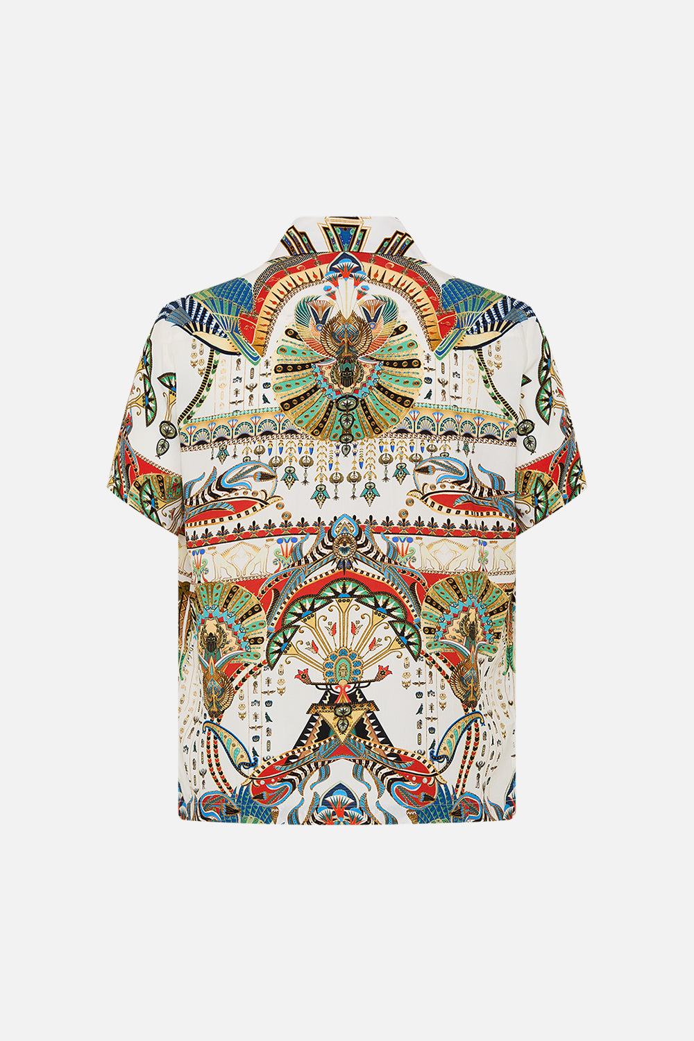 Hotel Franks By CAMILLA Short Sleeve Camp Collared Shirt in The Valley Of The Queens print.