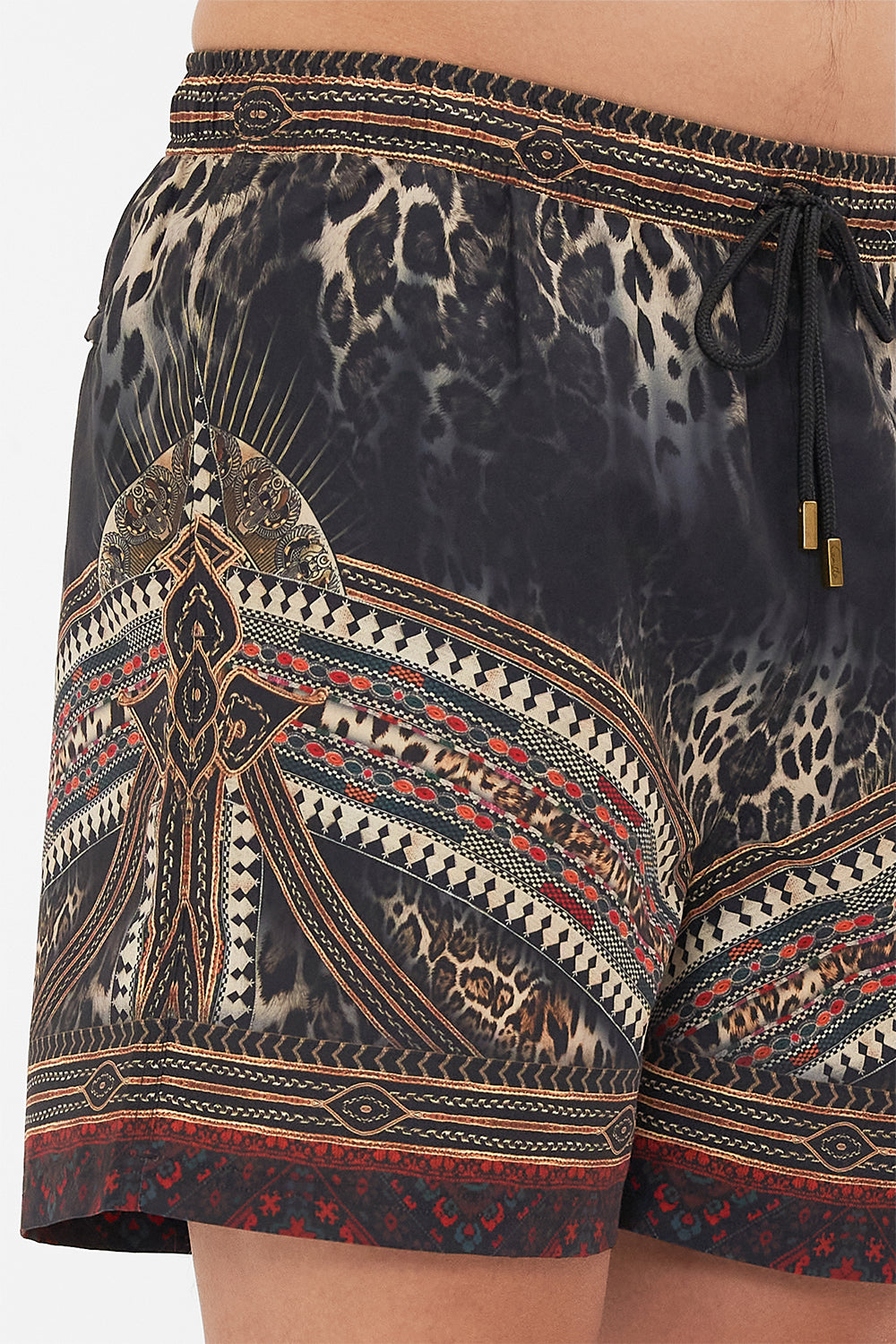 Hotel Franks By CAMILLA Mid Length Boardshort in Pretty Fly for The Sinai Print. 