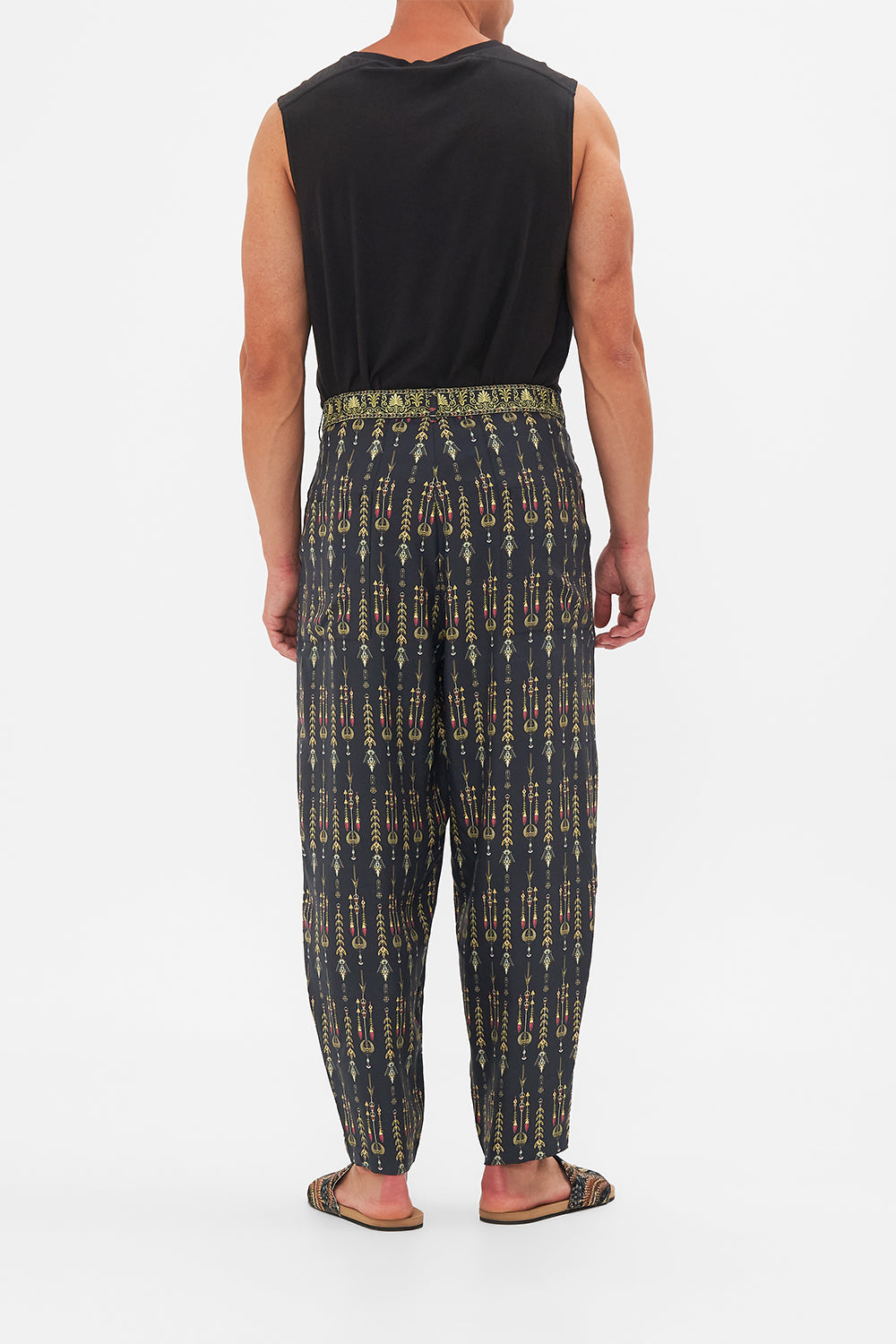 RELAXED DROPPED CROTCH PANT LANDMARKS AND LOVE LETTERS