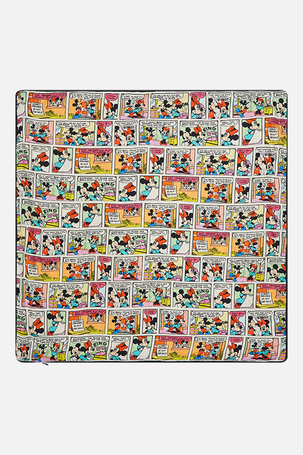 Disney x CAMILLA silk cushion in Mickey Mania print