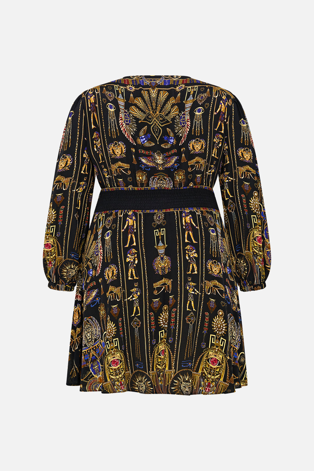 CURVED WAISTBAND SHORT DRESS CARTOUCHE KINGDOM